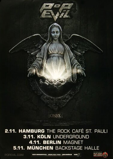 Pop Evil - Onyx, Tour 2014 - Konzertplakat