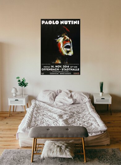 Paolo Nutini - Caustic Love , Frankfurt 2014 - Konzertplakat