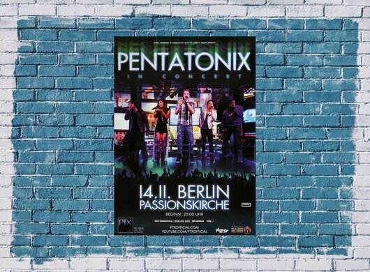 Pentatonix - Berlin, Berlin 2013 - Konzertplakat