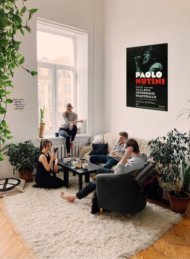 Paolo Nutini - Iron Sky , Frankfurt 2014 - Konzertplakat