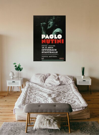 Paolo Nutini - Iron Sky , Frankfurt 2014 - Konzertplakat
