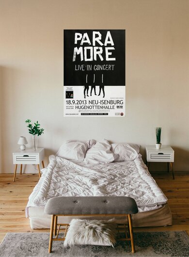Paramore - Live In , Neu-Isenburg & Frankfurt 2013 - Konzertplakat
