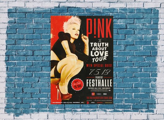 Pink - Truth About Love, Frankfurt 2013 - Konzertplakat