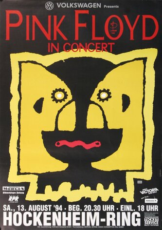 Pink Floyd - In Concert, Hockenheimring 1994 - Konzertplakat