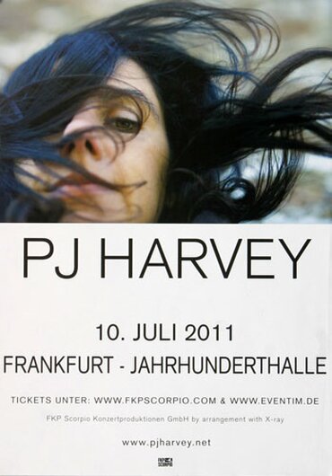 P J Harvey - Let England Shake, Frankfurt 2011 - Konzertplakat