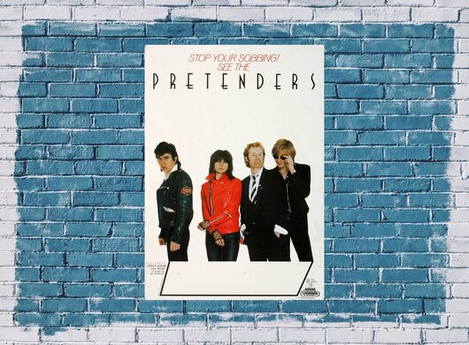 Pretenders - Stop Your Sobbing,  1979 - Konzertplakat