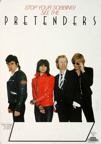 Pretenders - Stop Your Sobbing,  1979 - Konzertplakat