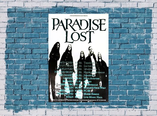 Paradise Lost - Lost Paradise, Tour 1990 - Konzertplakat