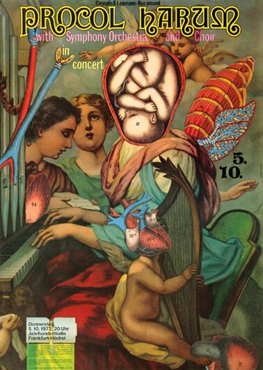 Procol Harum - Conquistador, Tour 1972 - Konzertplakat