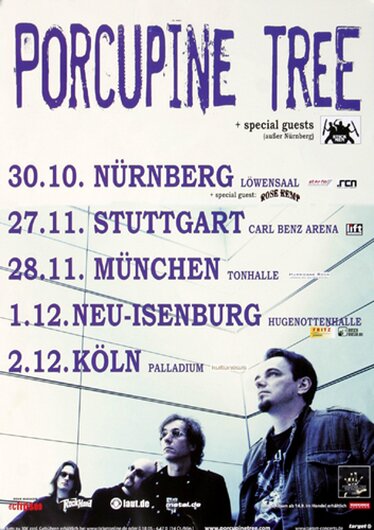 Porcupine Tree - The Incident, Tour 2009 - Konzertplakat