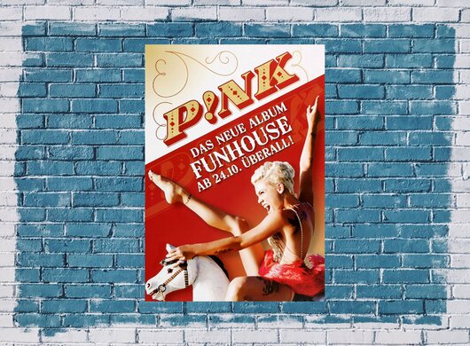 Pink - Funhouse Album,  2009 - Konzertplakat