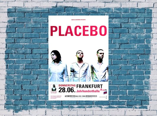 Placebo - Meds, Frankfurt 2007 - Konzertplakat