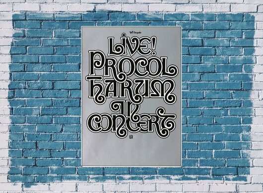 Procol Harum - Broken Barricades,  1972 - Konzertplakat