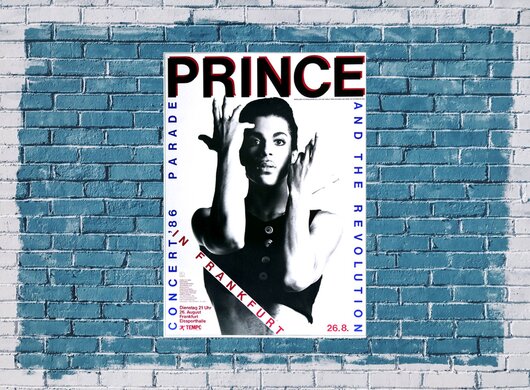 Prince - Parade, Frankfurt 1986 - Konzertplakat