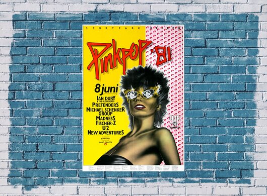 Pinkpop - Pinkpop, Belgien 1981 - Konzertplakat