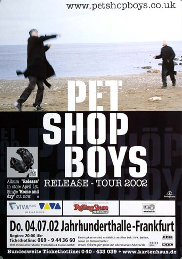 Pet Shop Boys, Release, FRA, 2002 - Konzertplakat