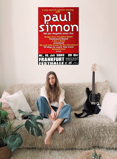 Paul Simon - Summer Evening, Tour 2002 - Konzertplakat