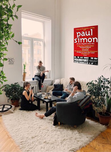 Paul Simon - Summer Evening, Tour 2002 - Konzertplakat