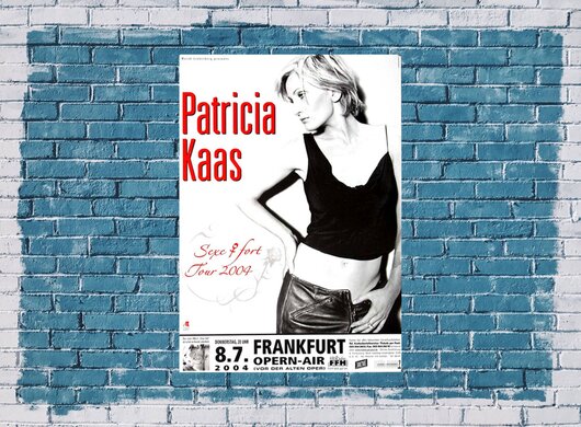 Patricia Kaas - Sexe fort, Frankfurt 2004 - Konzertplakat