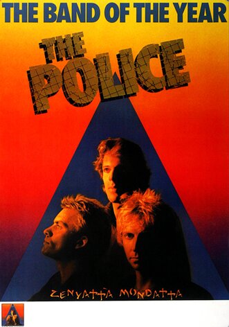 the Police - Zenyatta Mondatta,  1981 - Konzertplakat