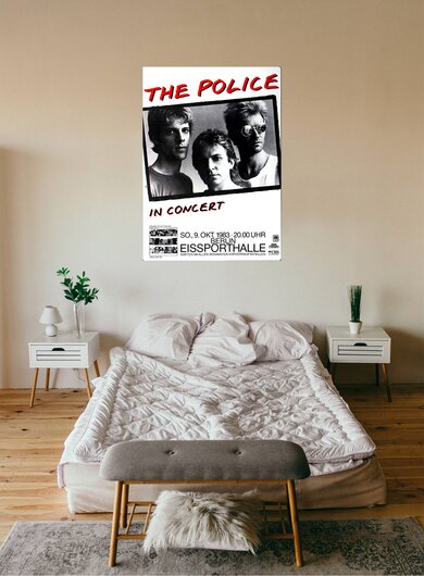 the Police - Synchronicity, Berlin 1983 - Konzertplakat