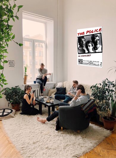 The Police - Synchronicity, Berlin 1983 - Konzertplakat