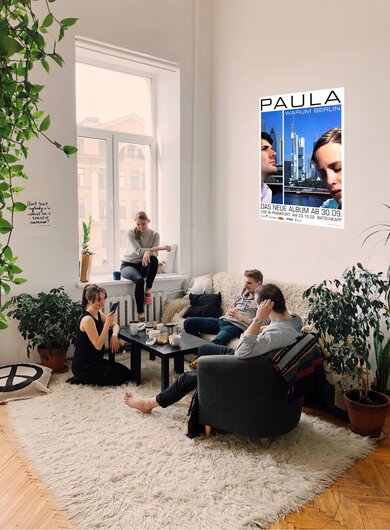 Paula - Warum Berlin , Berlin 2002 - Konzertplakat