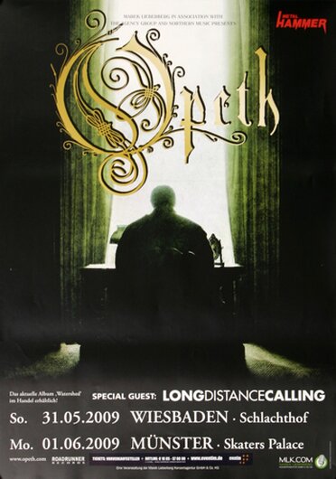 Opeth - Forest Of October, Tour 2009 - Konzertplakat