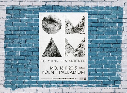 Of Monster And Men - I Of The Storm , Köln 2015 - Konzertplakat