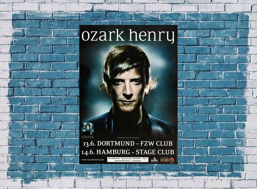 Ozark Henry - Hevelreki, Dortmund & Hamburg 2011 - Konzertplakat