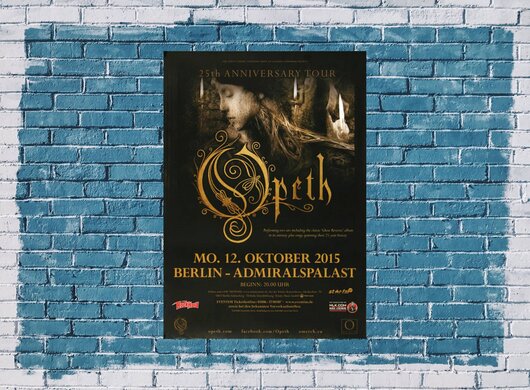 Opeth - Eternity , Berlin 2015 - Konzertplakat