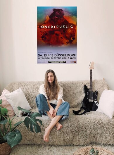 OneRepublic - I Lose Myself , Düsseldorf 2013 - Konzertplakat