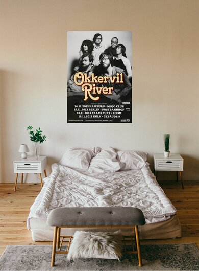 Okkervil River - Down Down, Tour 2013 - Konzertplakat