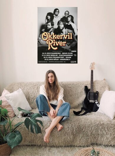 Okkervil River - Down Down, Tour 2013 - Konzertplakat