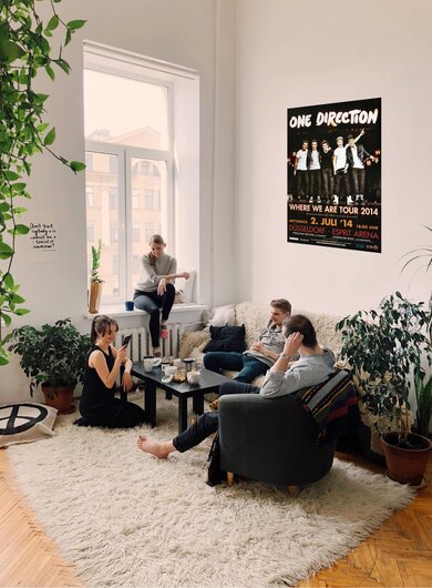 One Direction - Where We Are, Düsseldorf 2014 - Konzertplakat