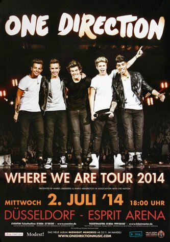 One Direction - Where We Are, Düsseldorf 2014 -...
