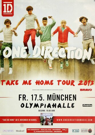 One Direktion - München, München 2013 - Konzertplakat
