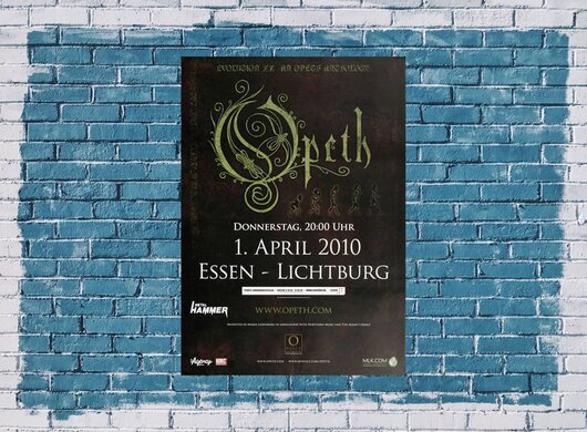 Opeth - Heritage, Essen 2010 - Konzertplakat