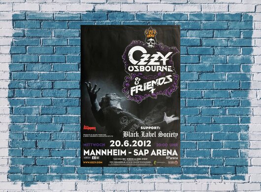 Ozzy Osbourne, Black Sabbath, Mannheim, 2012,