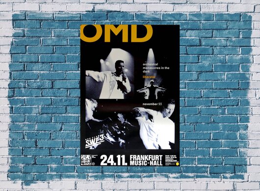 OMD - Liberator, Frankfurt 1993 - Konzertplakat