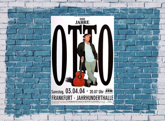 Otto - 100 Jahre Otto, Frankfurt 2004 - Konzertplakat