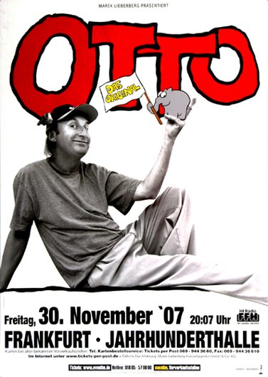 Otto - Das Original, Frankfurt 2007 - Konzertplakat