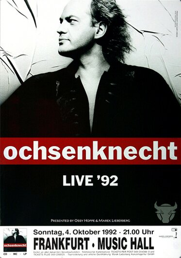 Cher - LIVE, Frankfurt 1992 - Konzertplakat
