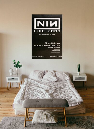 NIN   Nine Inch Nails - Live, Berlin 2009 - Konzertplakat