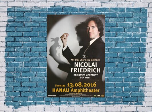 Nicolai Friedrich - Zauber, Zauber, Hanau 2016 - Konzertplakat
