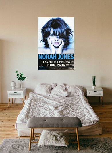 Norah Jones - Brocken Hearts , Hamburg 2012 - Konzertplakat