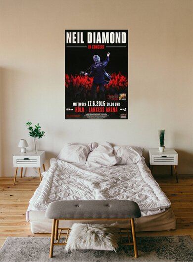 Neil Diamond - In Concert , Köln 2015 - Konzertplakat