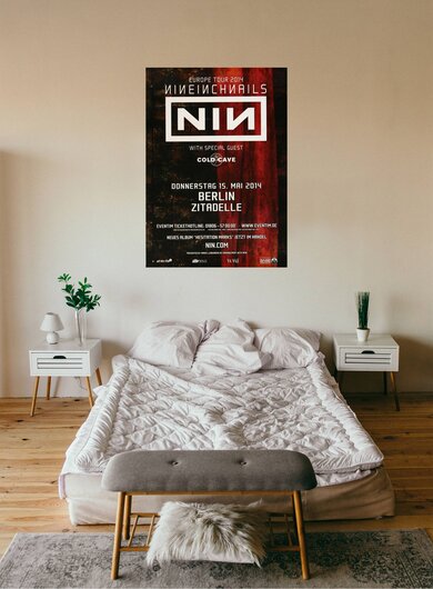 NIN   Nine Inch Nails - Europe Tour, Berlin 2014 - Konzertplakat