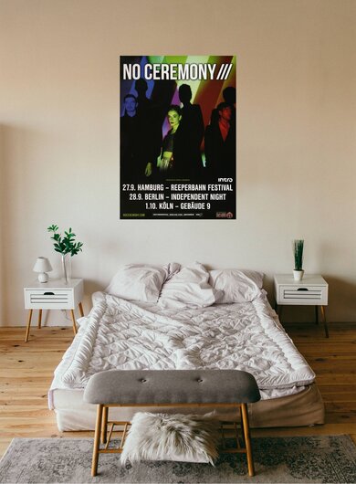 No Ceremony - Heavyhour, Tour 2013 - Konzertplakat