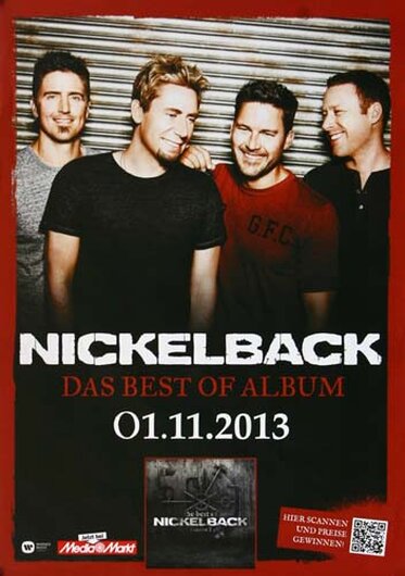 Nickelback - The Best Of,  2013 - Konzertplakat